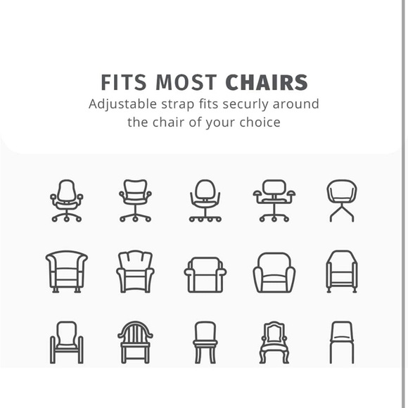 HoMedics Lumbar Support Pillow with Ergonomic Design for Better Posture and Heat - Picture 6 of 6